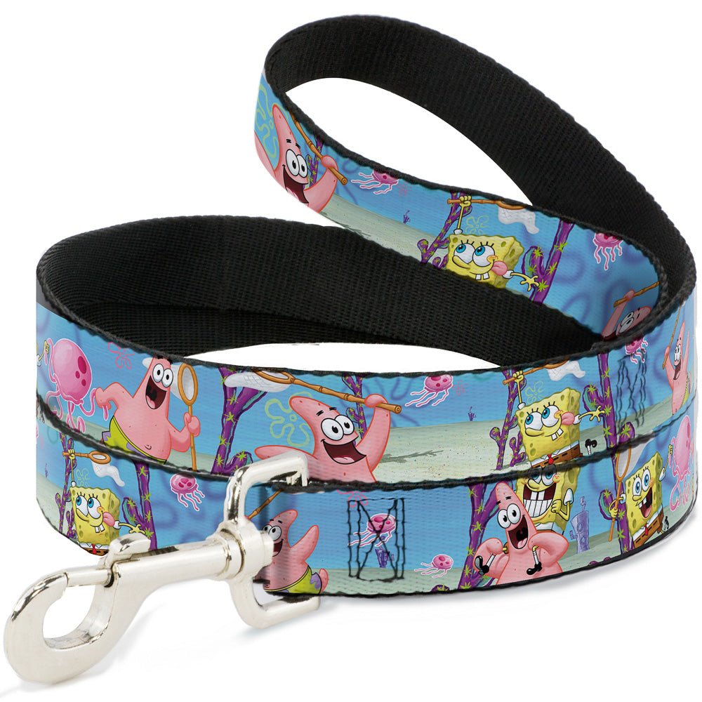 SpongeBob & Patrick Dog Leash Jellyfishing Scene - Paramount Shop