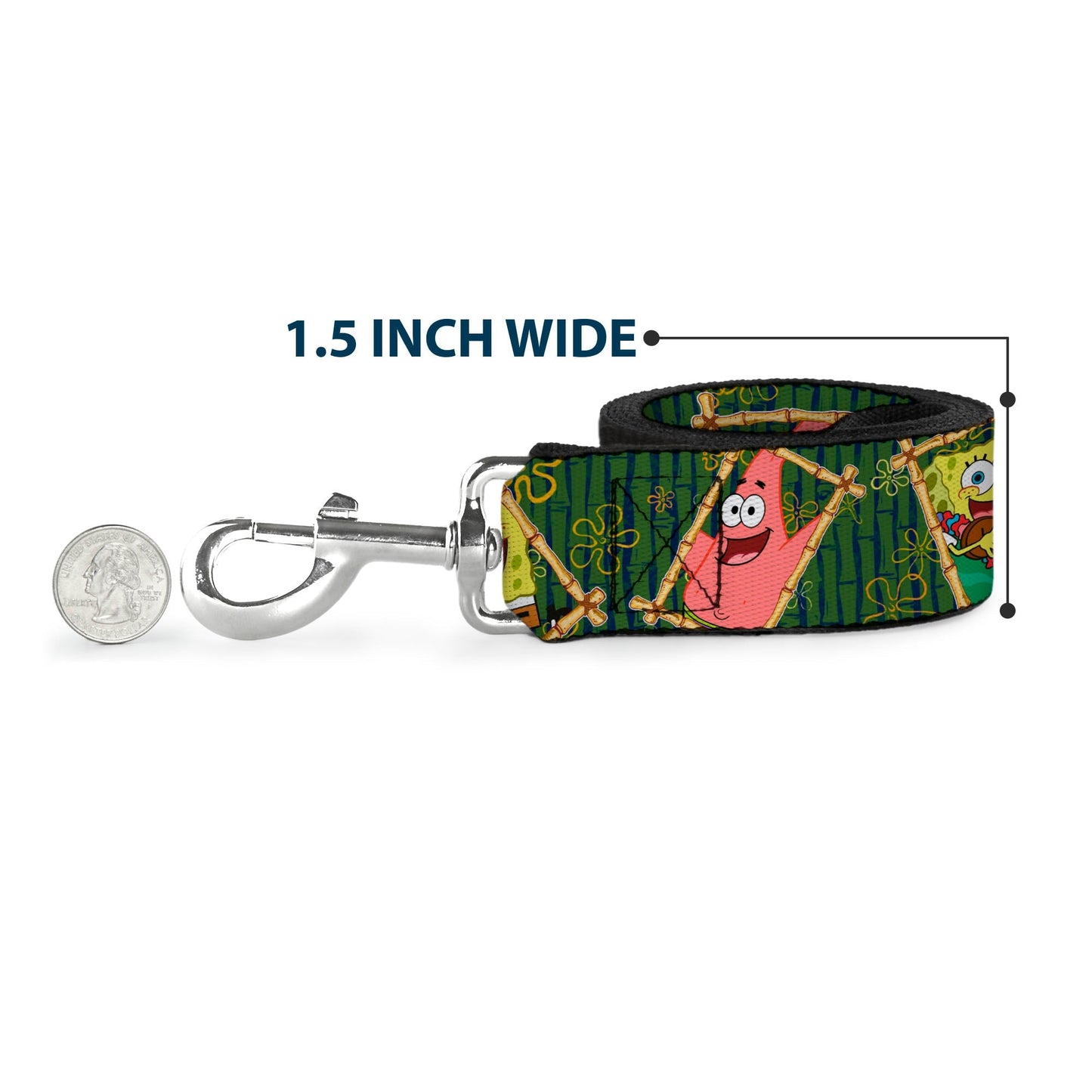 SpongeBob & Patrick Dog Leash Starfish Bamboo Frames - Paramount Shop