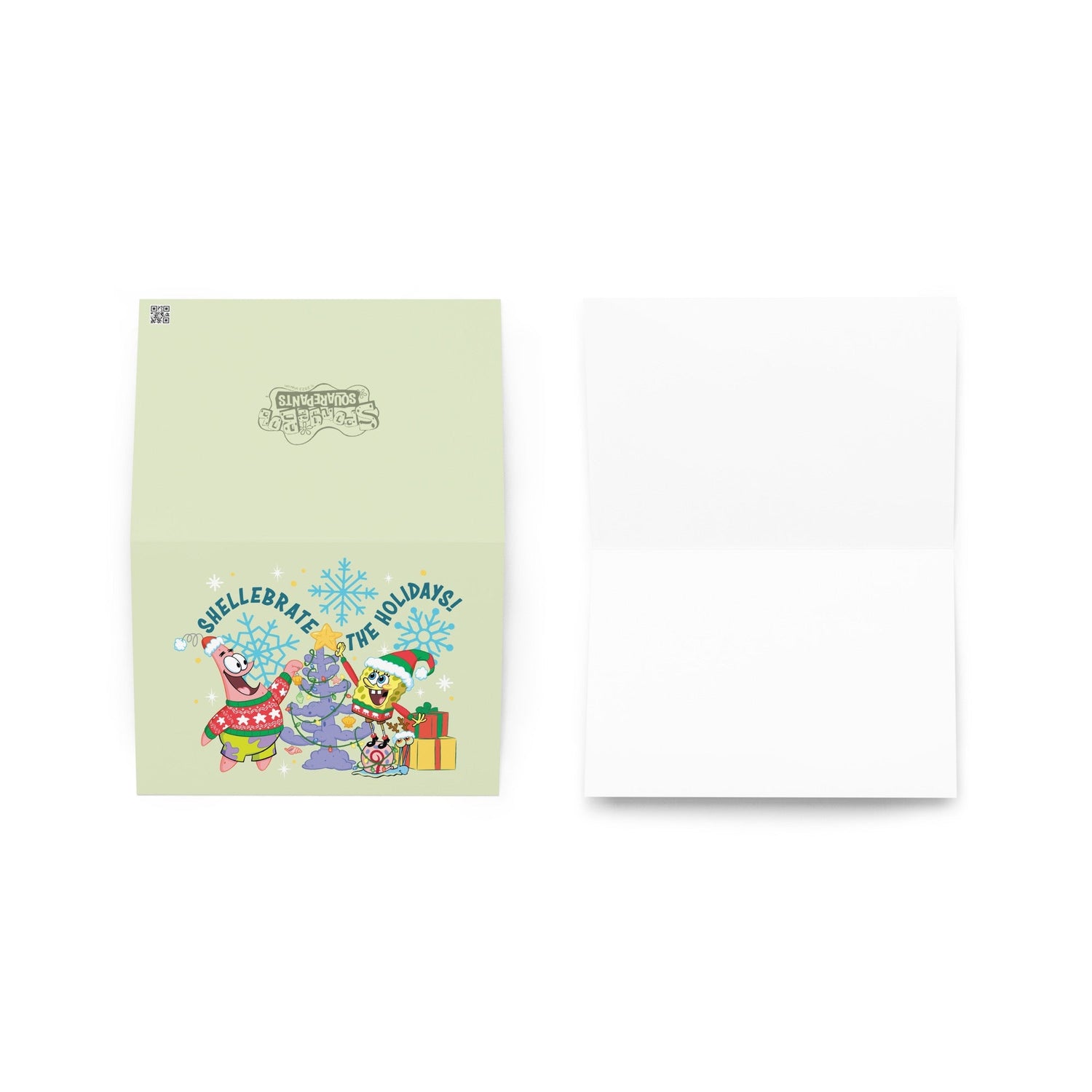 SpongeBob Shellebrate the Holidays Greeting Card – Paramount Shop