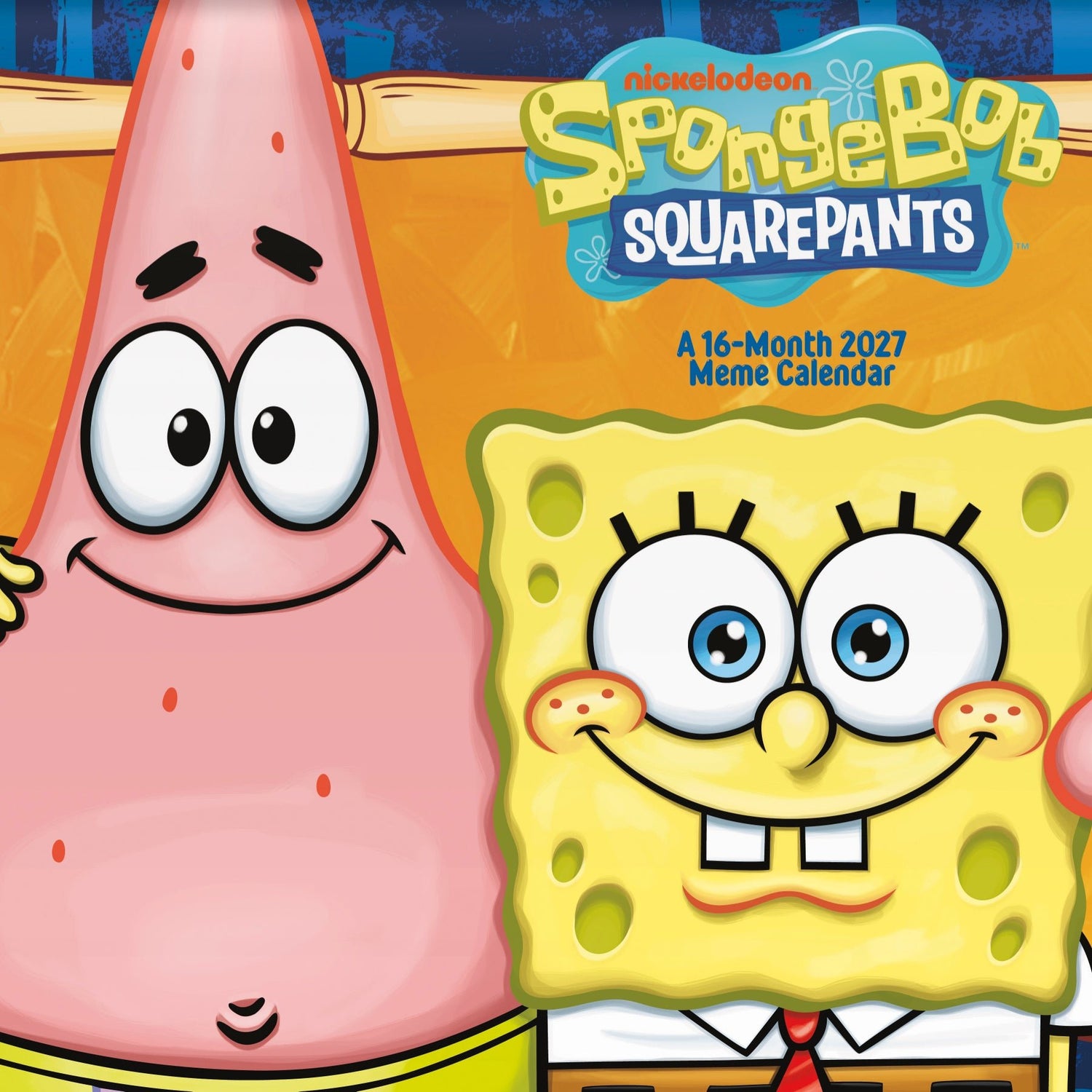 Spongebob Squarepants 2027 Wall Calendar - Paramount Shop