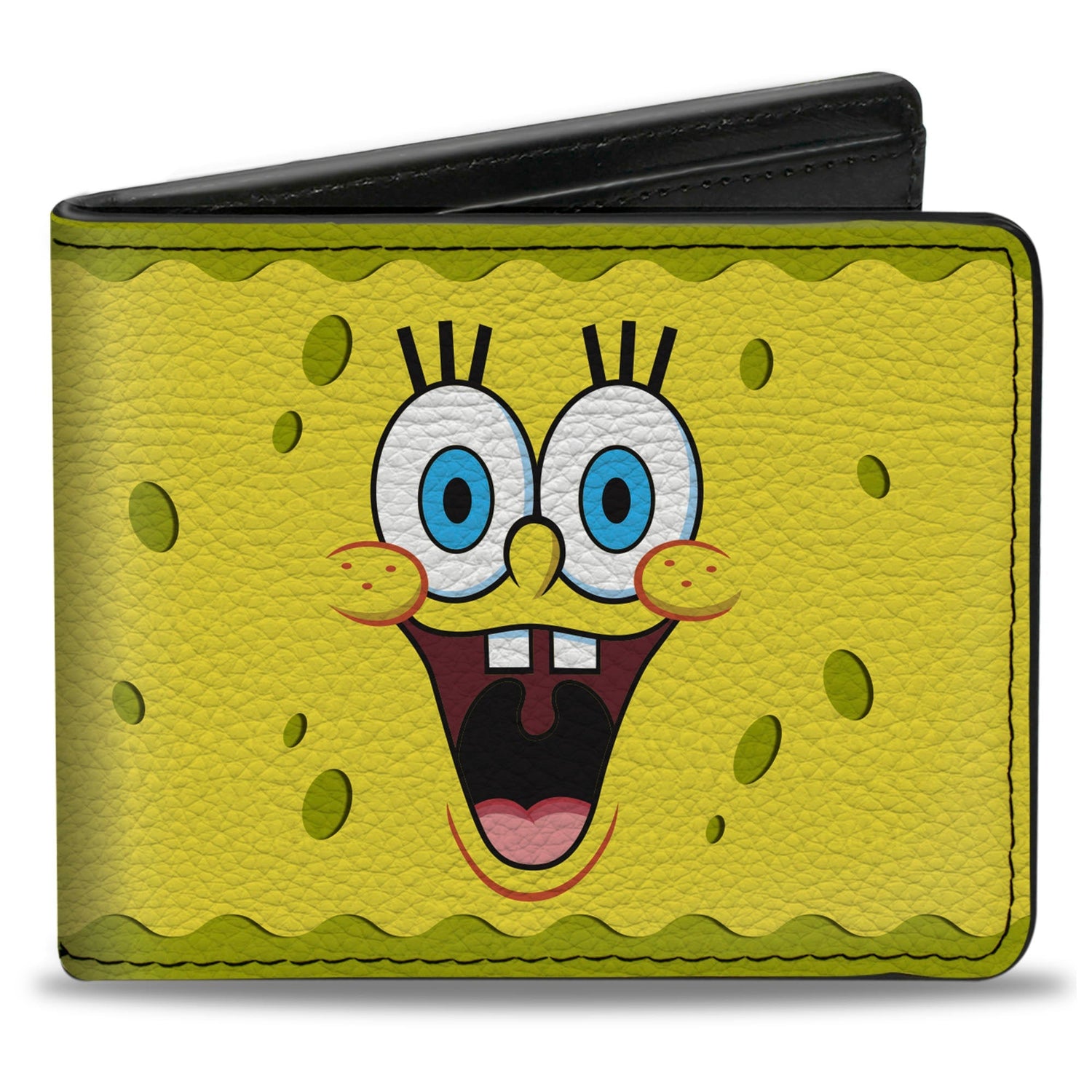 SpongeBob SquarePants Bi - Fold Wallet 2 - Expressions Yellow - Paramount Shop