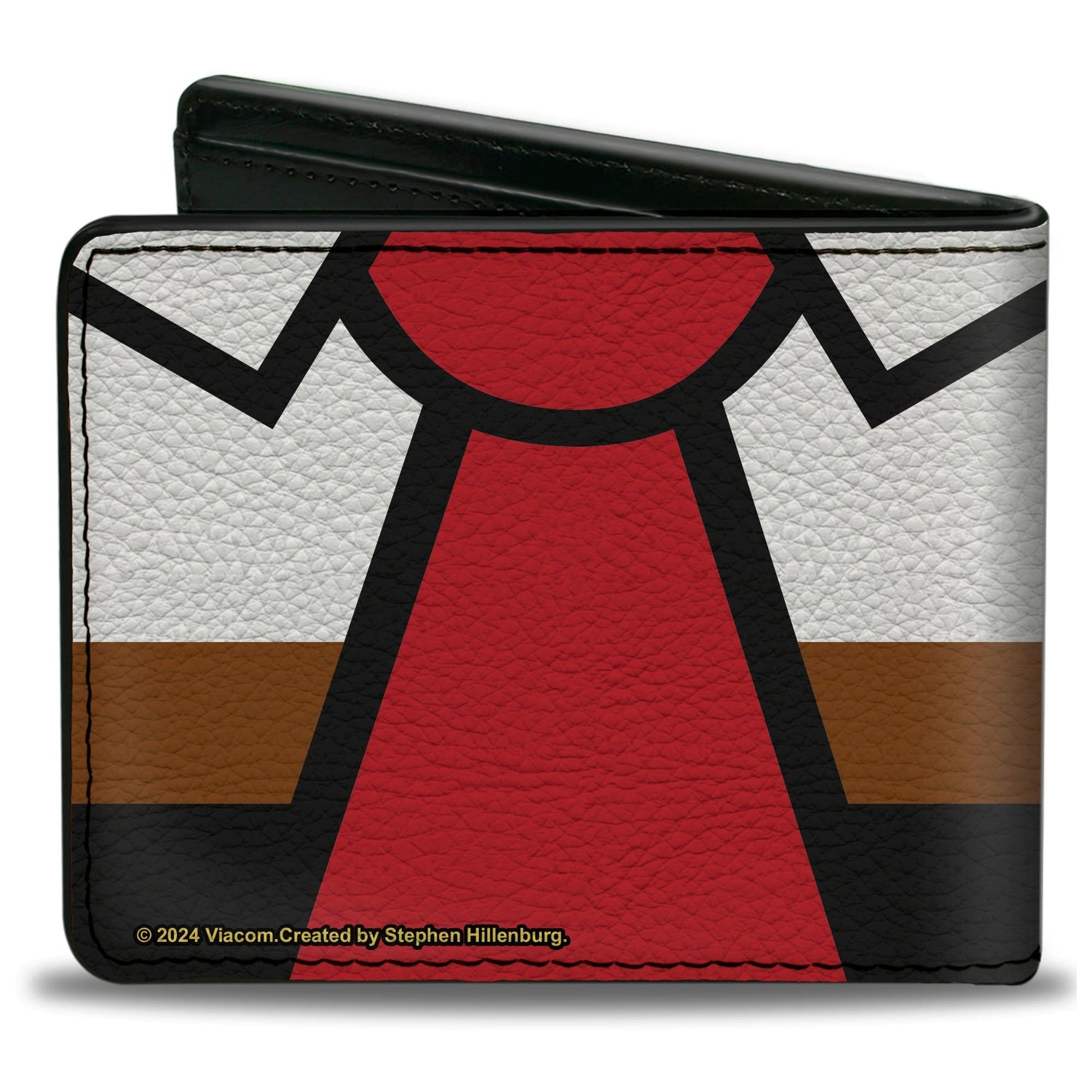 SpongeBob SquarePants Bi - Fold Wallet Face and Tie Character Close - Up Blocks Men's - Paramount Shop