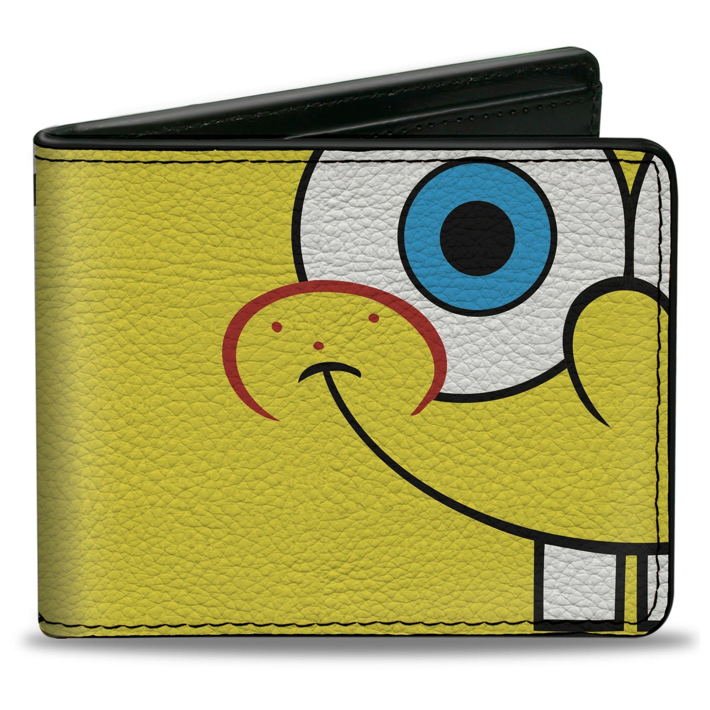 SpongeBob SquarePants Bi - Fold Wallet Face and Tie Character Close - Up Blocks Men's - Paramount Shop