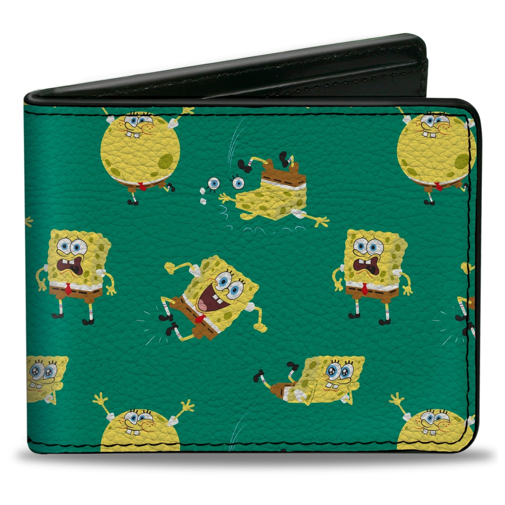 Official SpongeBob Bi-Fold Wallet - Vegan Leather Green | Paramount Sh ...