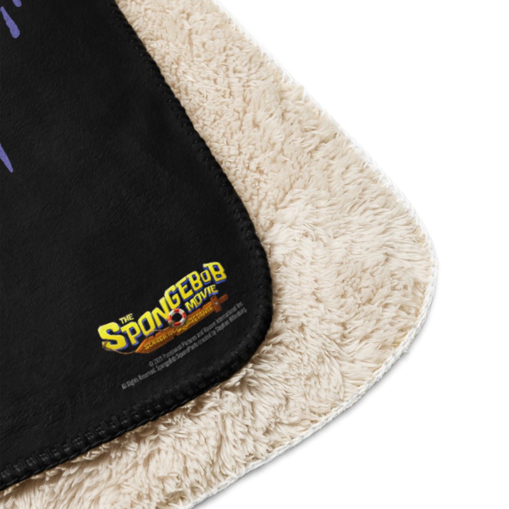 SpongeBob SquarePants Born To Be Square Premium Sherpa Blanket - Paramount Shop