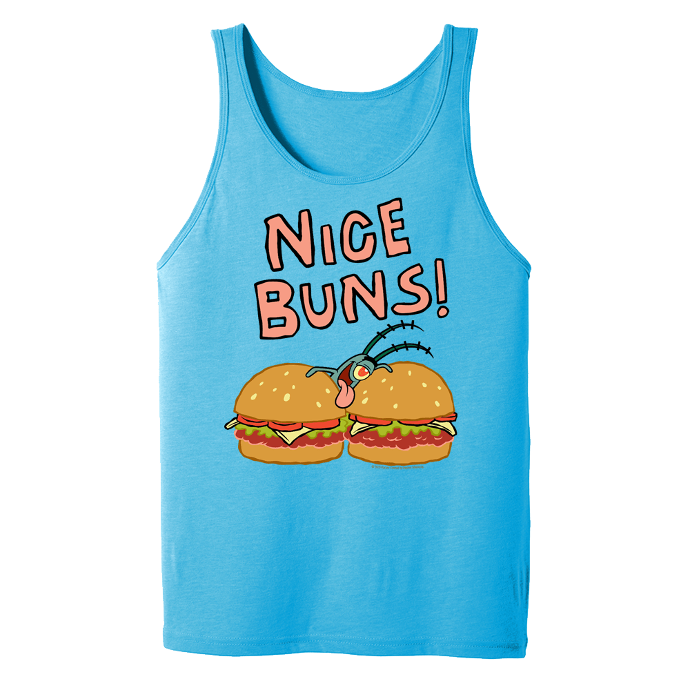 SpongeBob SquarePants Chum Bucket Nice Buns Adult Tank Top - Paramount Shop