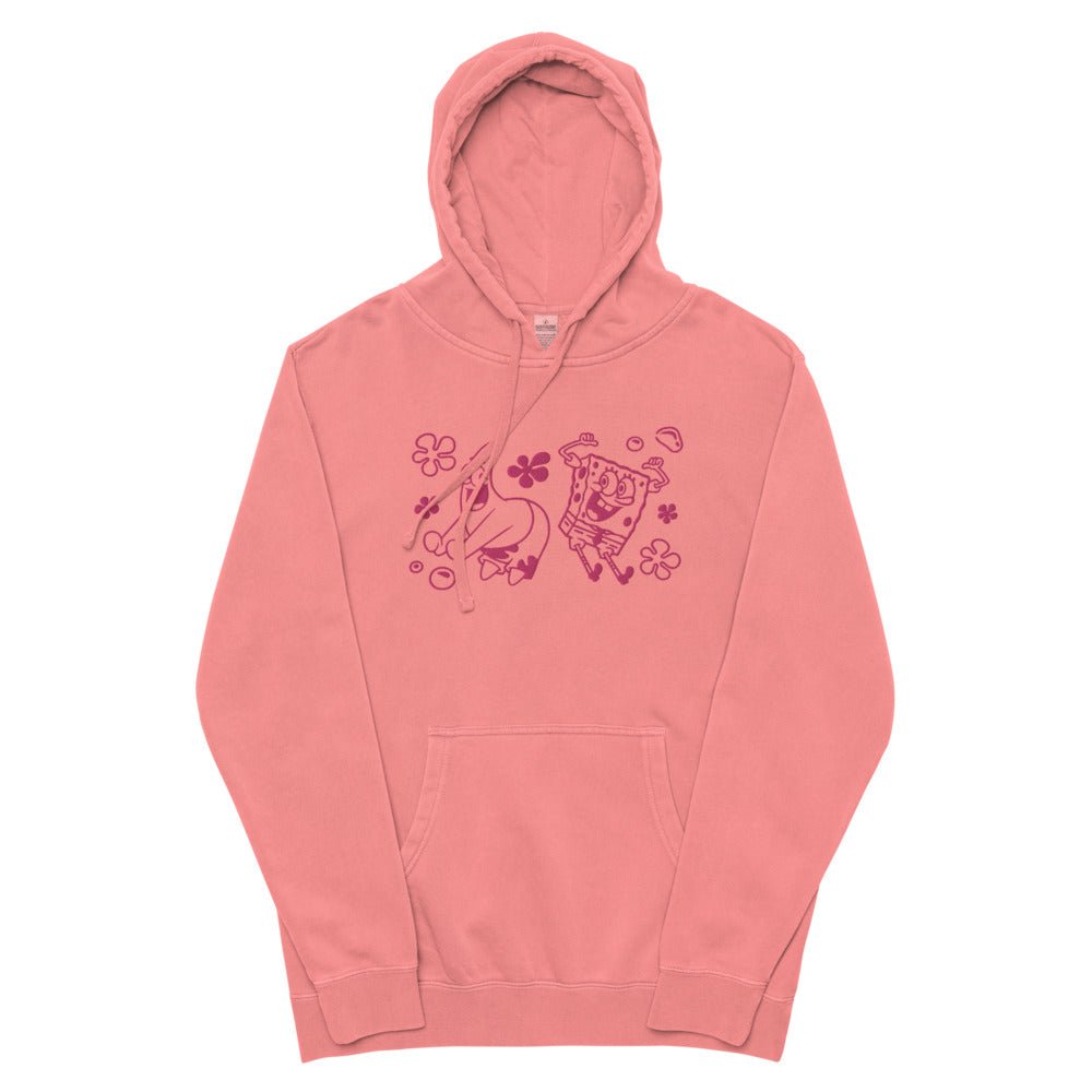 SpongeBob SquarePants Dancing Buddies Embroidered Unisex Hoodie - Paramount Shop