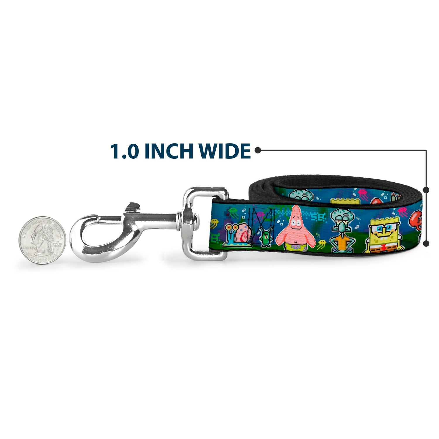 SpongeBob SquarePants Dog Leash 8 - Bit Scene Design - Paramount Shop