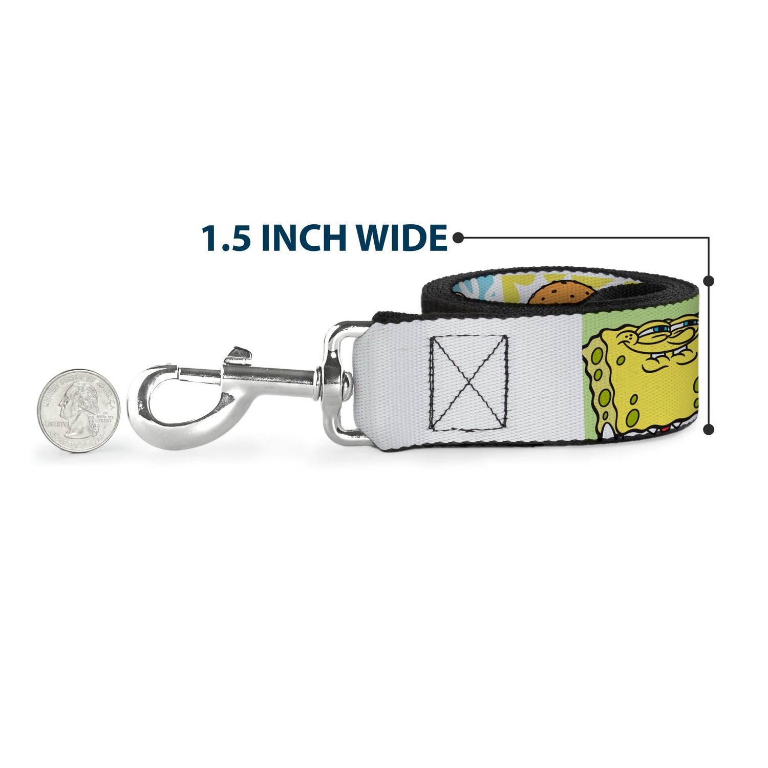 SpongeBob SquarePants Dog Leash ABSORB THE LOVE Pose and Icon Blocks - Paramount Shop