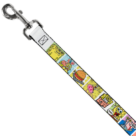 SpongeBob SquarePants Dog Leash ABSORB THE LOVE Pose and Icon Blocks - Paramount Shop