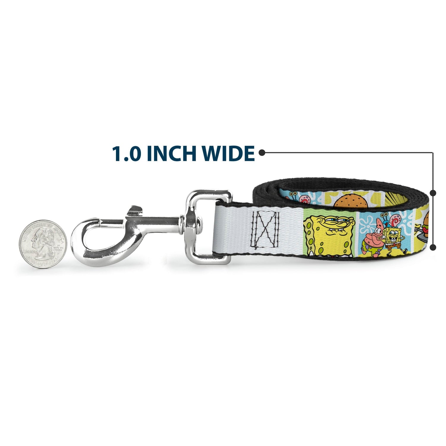 SpongeBob SquarePants Dog Leash ABSORB THE LOVE Pose and Icon Blocks - Paramount Shop