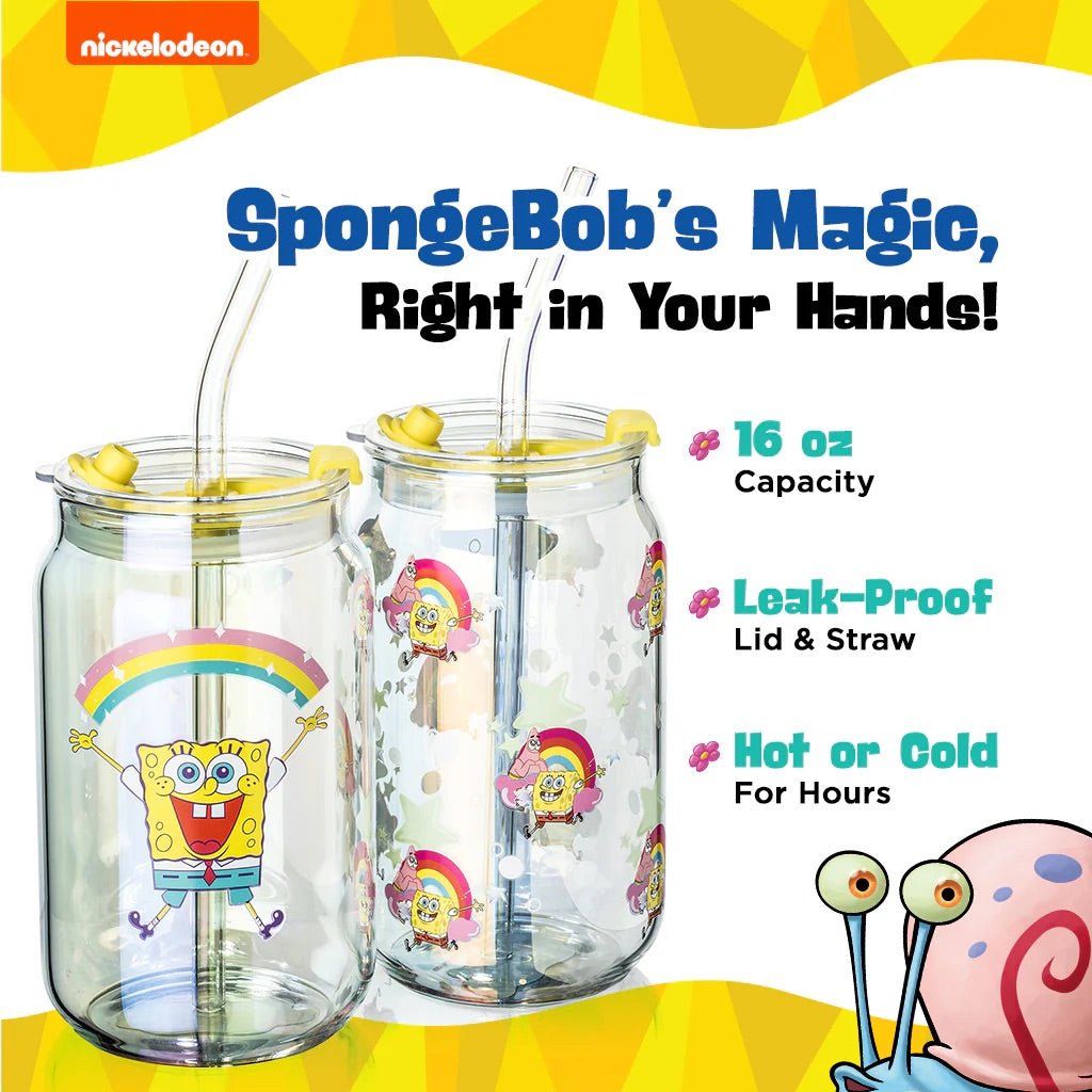 SpongeBob SquarePants Drinking Glasses - Imagination! - Paramount Shop