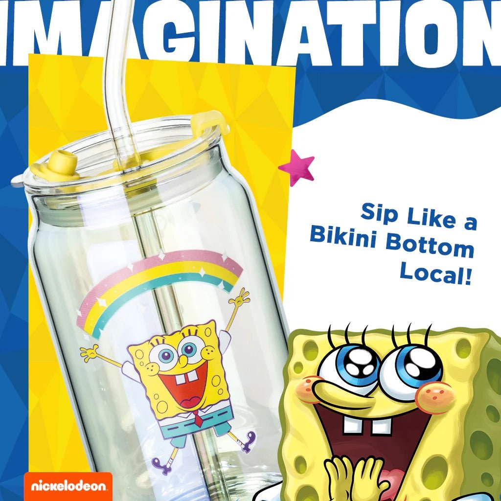 SpongeBob SquarePants Drinking Glasses - Imagination! - Paramount Shop