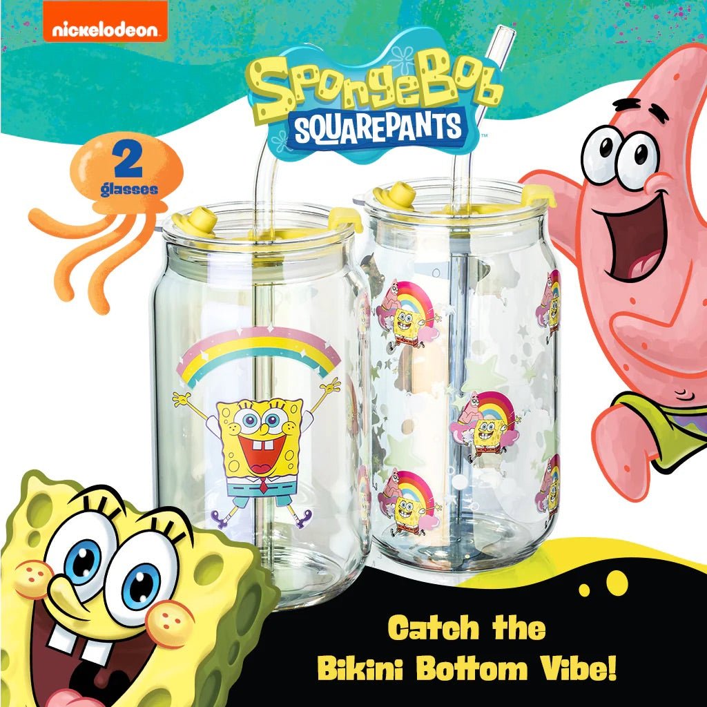 SpongeBob SquarePants Drinking Glasses - Imagination! - Paramount Shop