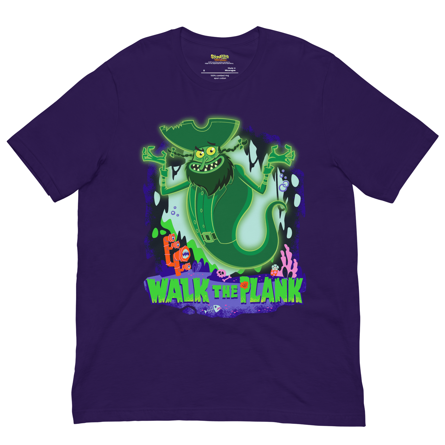 SpongeBob SquarePants Dutchman Walk The Plank Unisex T-Shirt - Paramount Shop