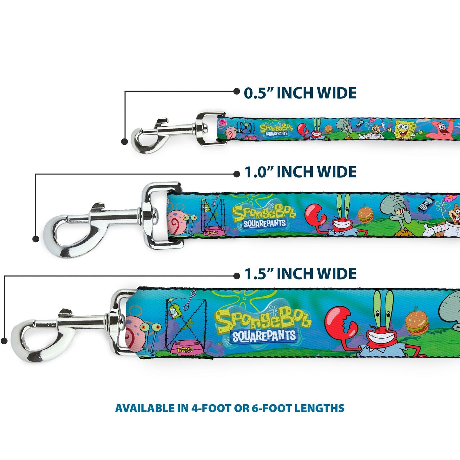 SpongeBob SquarePants & Friends Logo Dog Leash - Paramount Shop