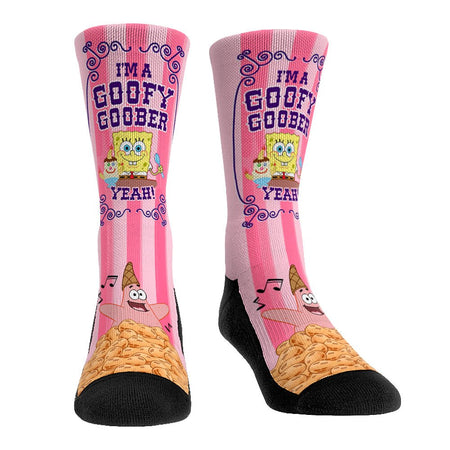 SpongeBob SquarePants Goofy Goober Knit Crew Socks - Paramount Shop