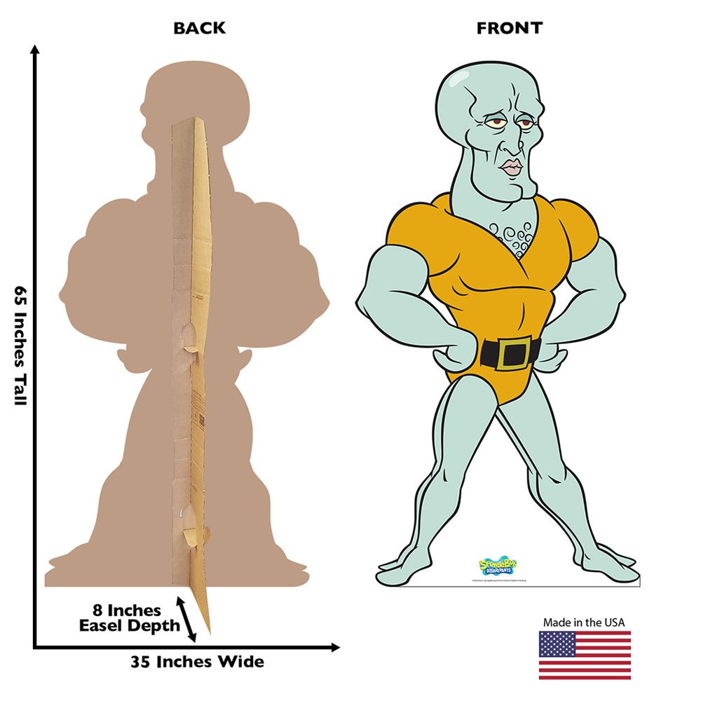SpongeBob SquarePants Handsome Squidward Life - Size Standee - Paramount Shop