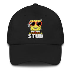SpongeBob SquarePants Heart Sunglasses Stud Embroidered Hat - Black