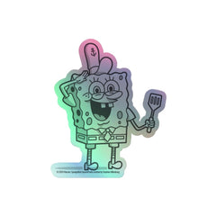 SpongeBob SquarePants Holographic Sticker - 4 in x 4 in