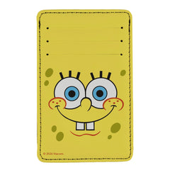 SpongeBob SquarePants ID Wallet Smiling Face Close-Up Buckle-Down Yellow