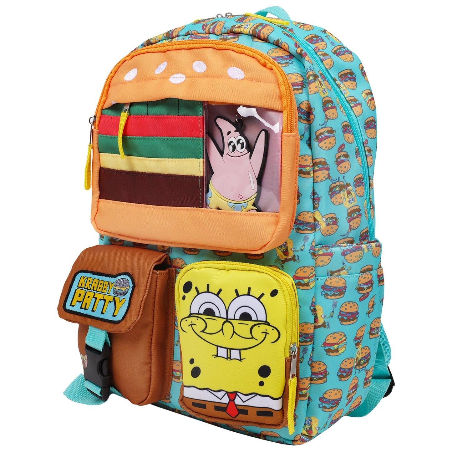 SpongeBob SquarePants Krabby Patty Peekaboo Backpack - Paramount Shop