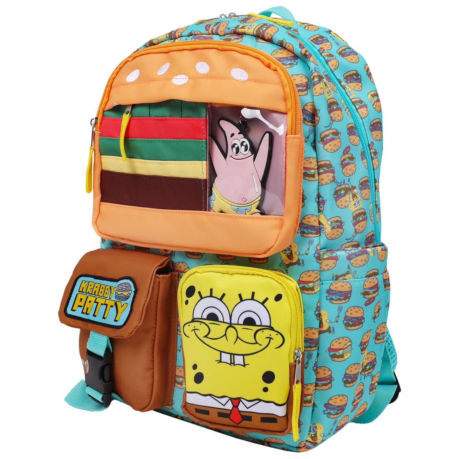 SpongeBob SquarePants Krabby Patty Peekaboo Backpack - Paramount Shop