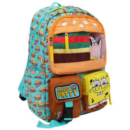 SpongeBob SquarePants Krabby Patty Peekaboo Backpack - Paramount Shop
