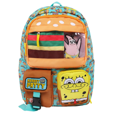 SpongeBob SquarePants Krabby Patty Peekaboo Backpack - Paramount Shop