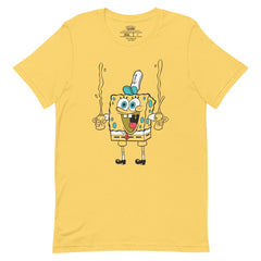SpongeBob Squarepants Mustard Unisex T-Shirt - Yellow / SM