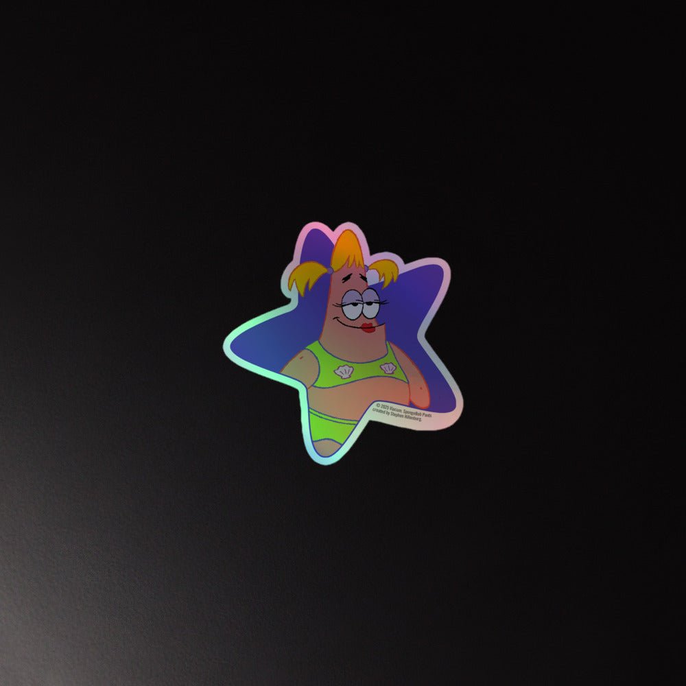 SpongeBob SquarePants Patricia Holographic Sticker - Paramount Shop