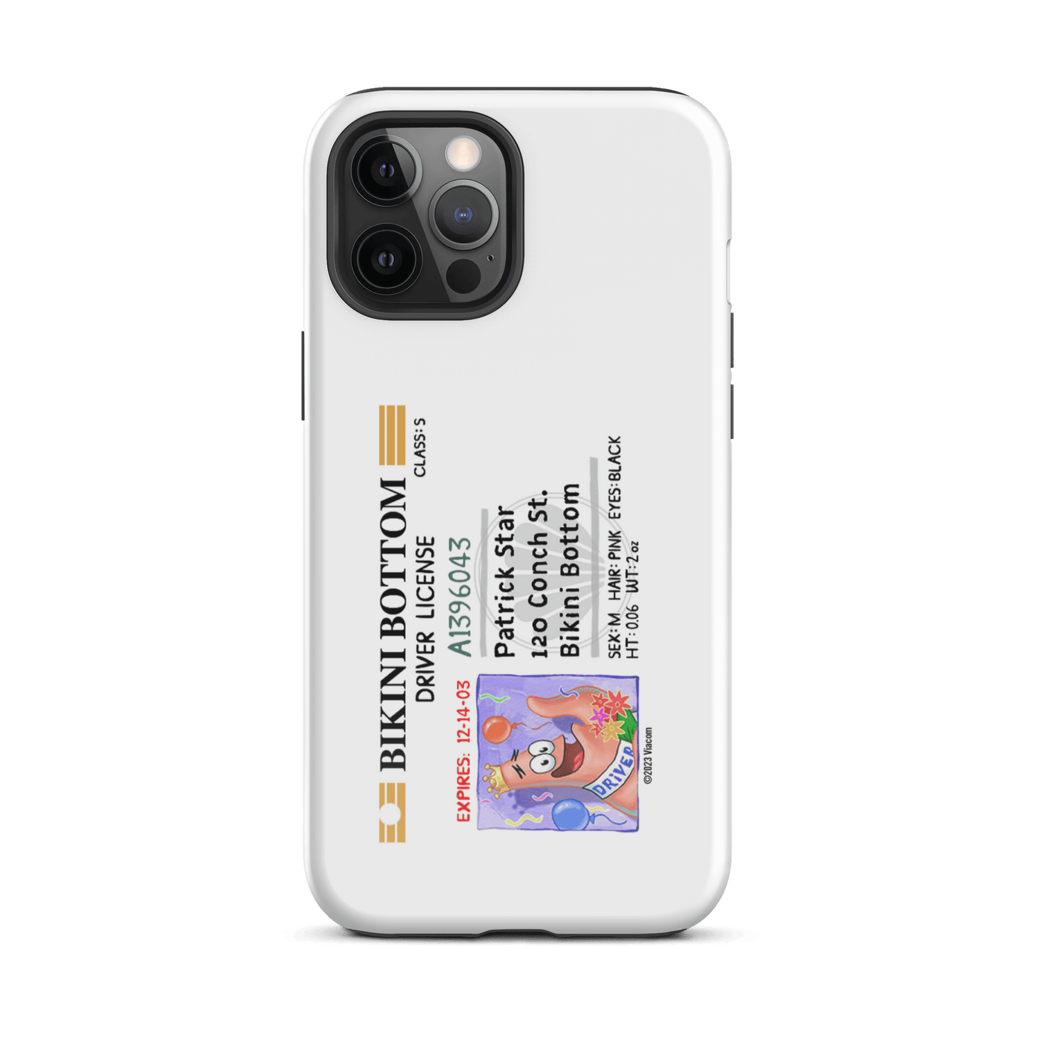 SpongeBob SquarePants Patrick Driver's License Tough Phone Case - iPhone - Paramount Shop