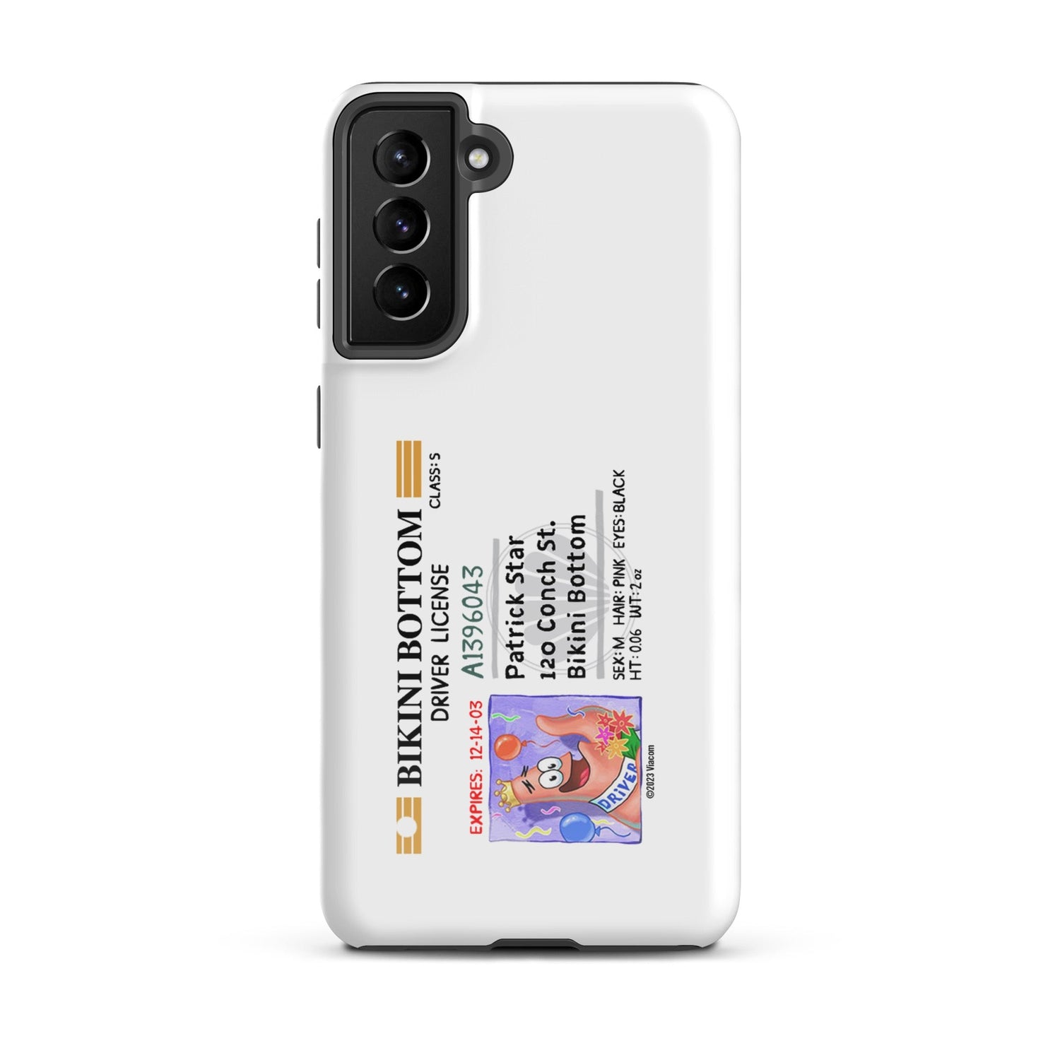 SpongeBob SquarePants Patrick Driver's License Tough Phone Case - Samsung - Paramount Shop