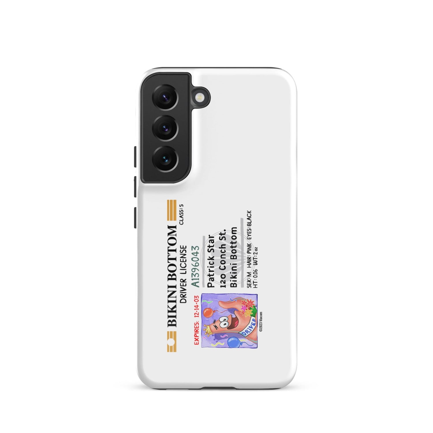 SpongeBob SquarePants Patrick Driver's License Tough Phone Case - Samsung - Paramount Shop