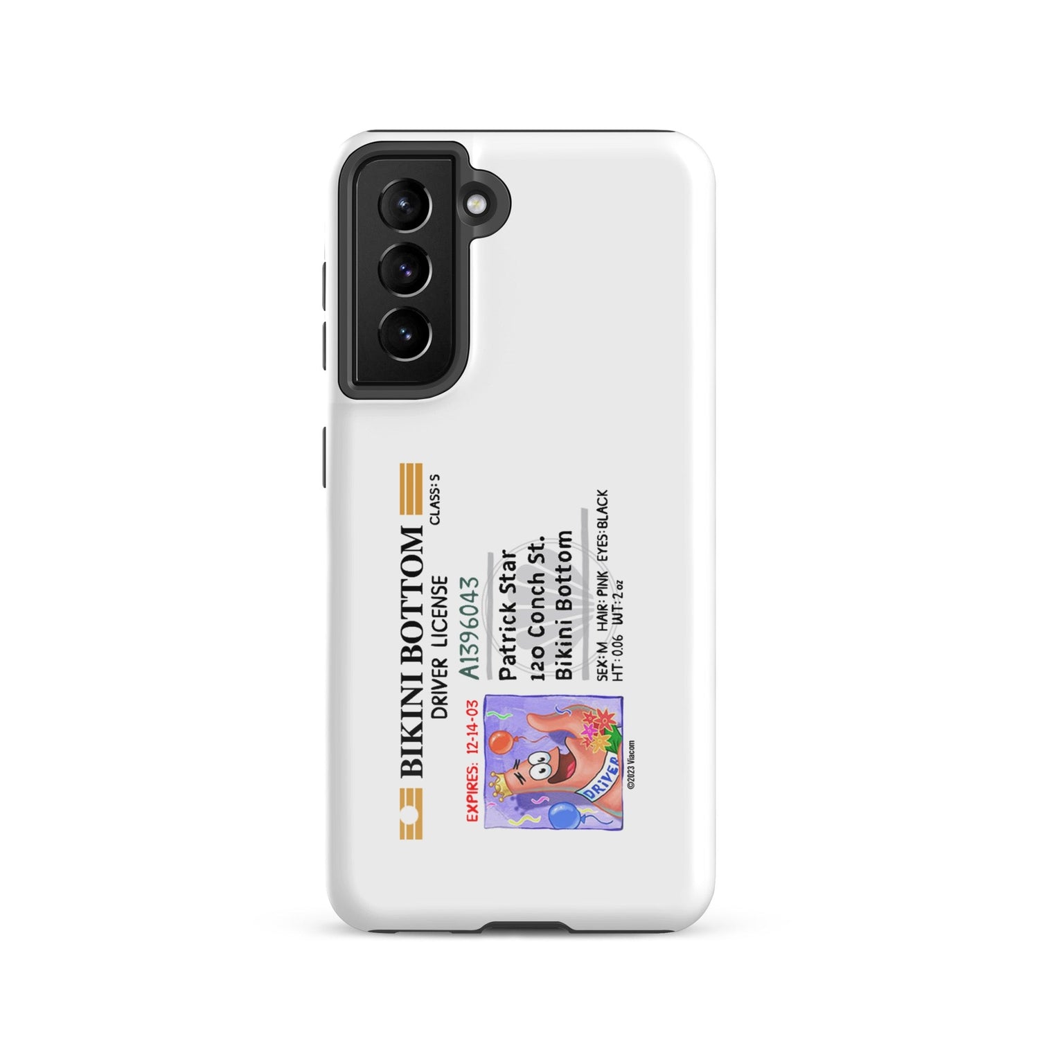 SpongeBob SquarePants Patrick Driver's License Tough Phone Case - Samsung - Paramount Shop