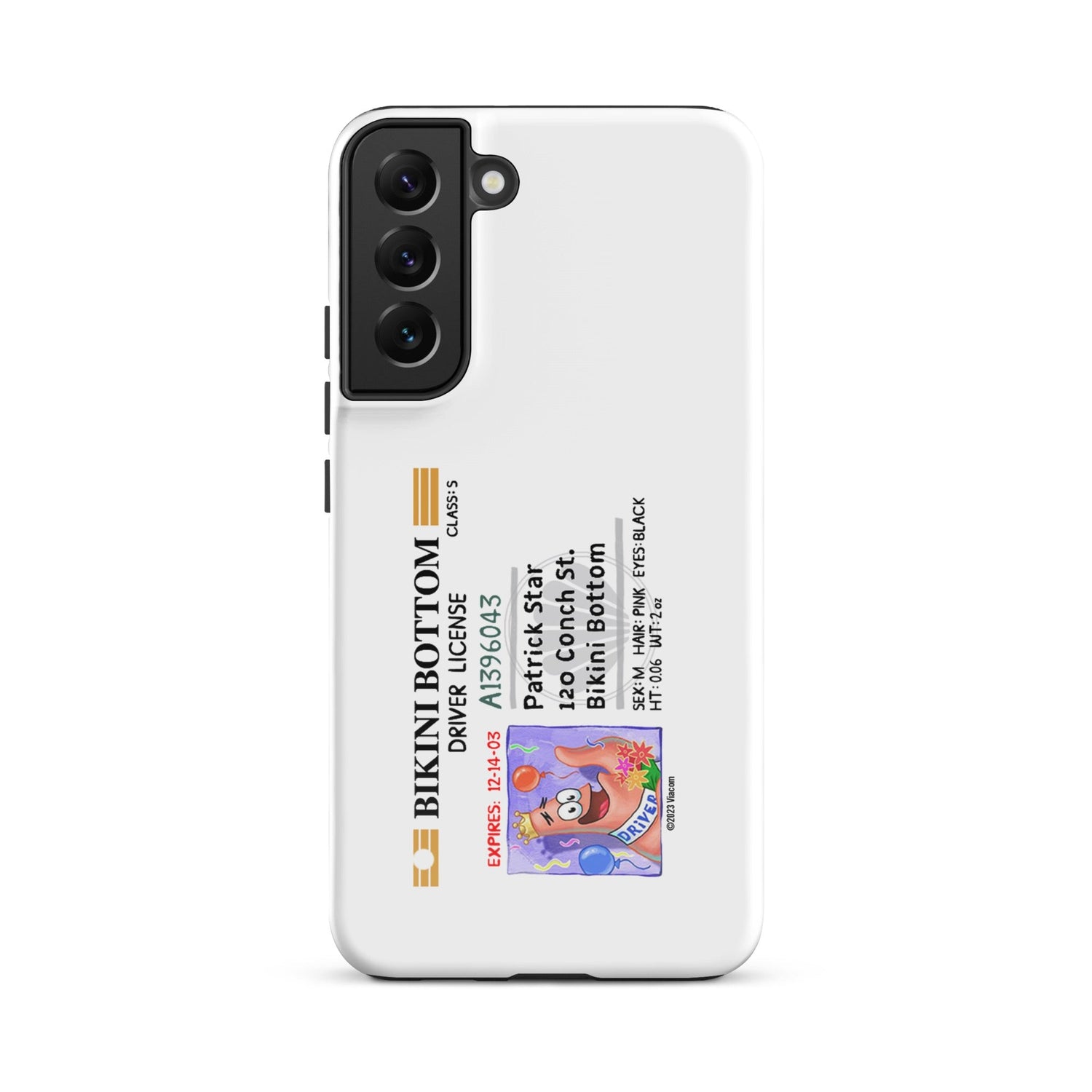 SpongeBob SquarePants Patrick Driver's License Tough Phone Case - Samsung - Paramount Shop