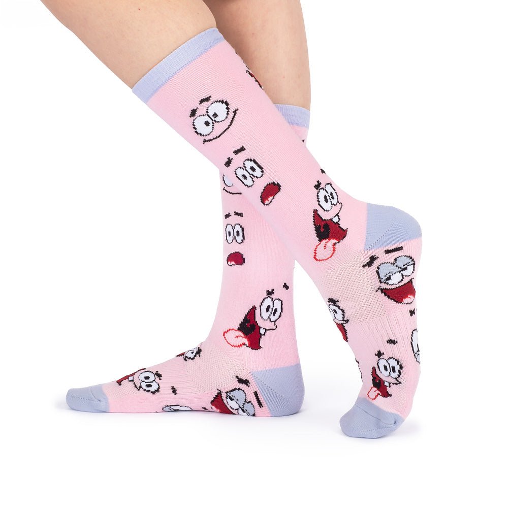 Spongebob SquarePants Patrick Funny Face Crew Socks – Paramount Shop