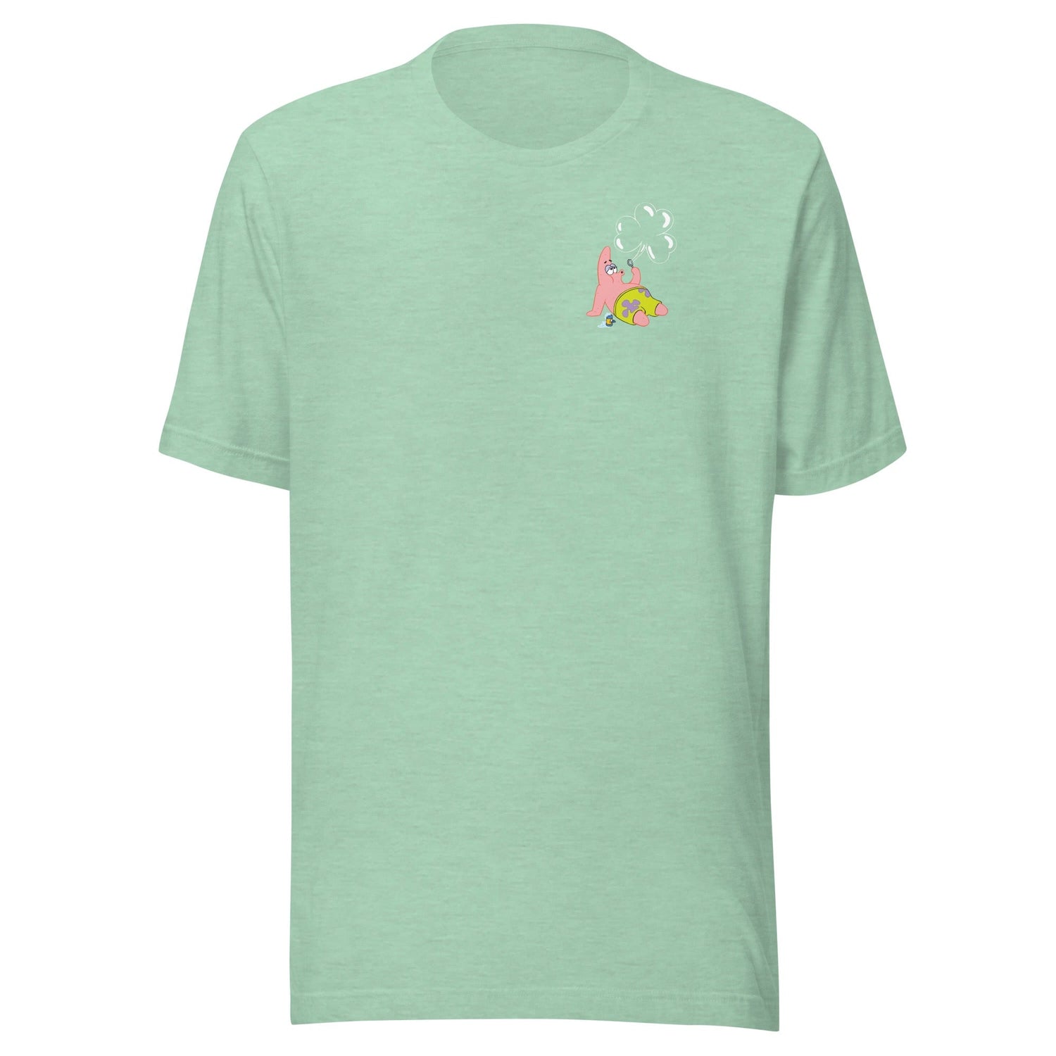 SpongeBob SquarePants Patrick Star Luck Of The Sea Star Clover Short Sleeve T - Shirt - Paramount Shop