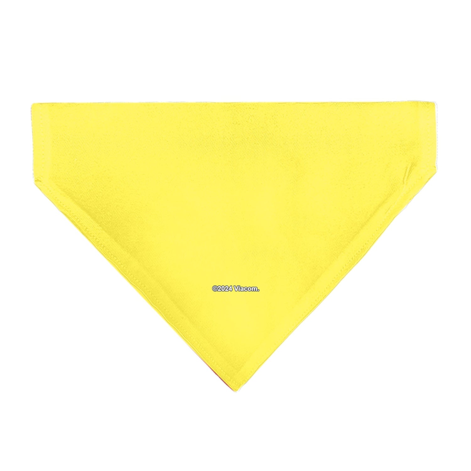 SpongeBob SquarePants Pet Bandana Face Close - Up Over - the - Collar Double - Sided Yellow - Paramount Shop
