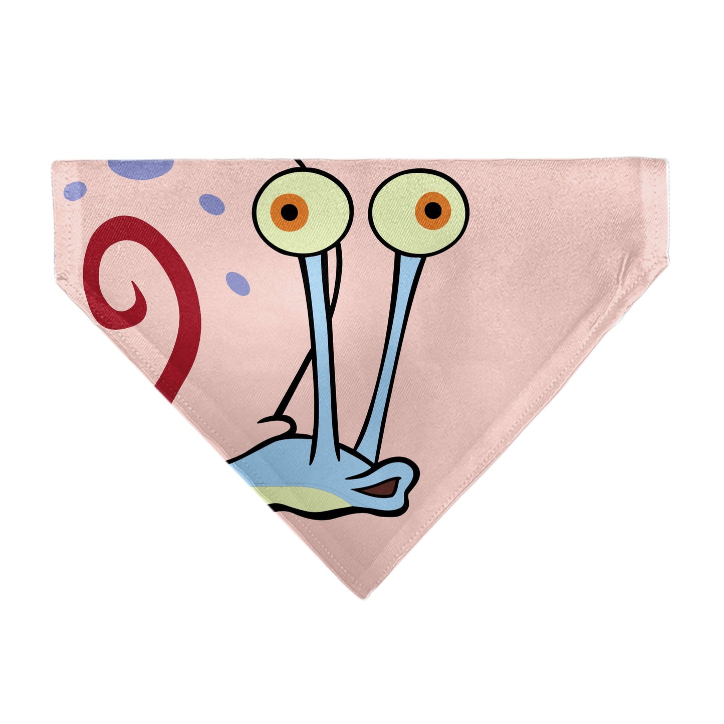 SpongeBob SquarePants Pet Bandana Gary the Snail Face Close - Up Pink - Paramount Shop