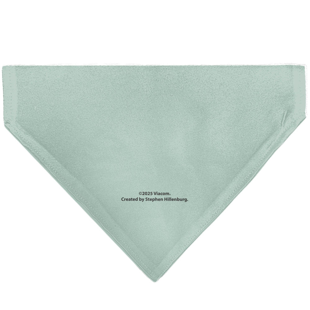 SpongeBob SquarePants Pet Bandana Squidward Close - Up Over the Collar Blue - Paramount Shop