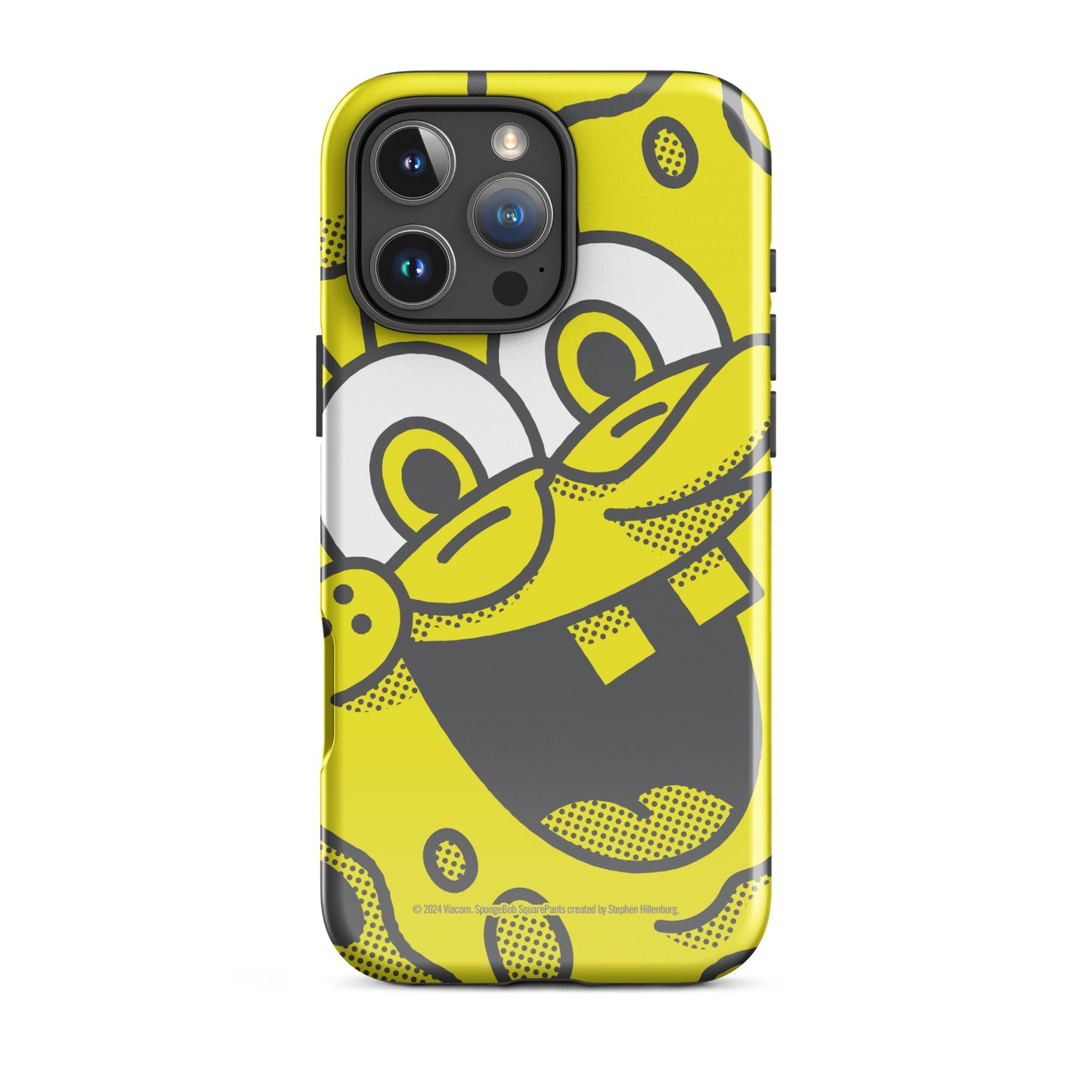Detailed view of the volume button covers integrated into the case