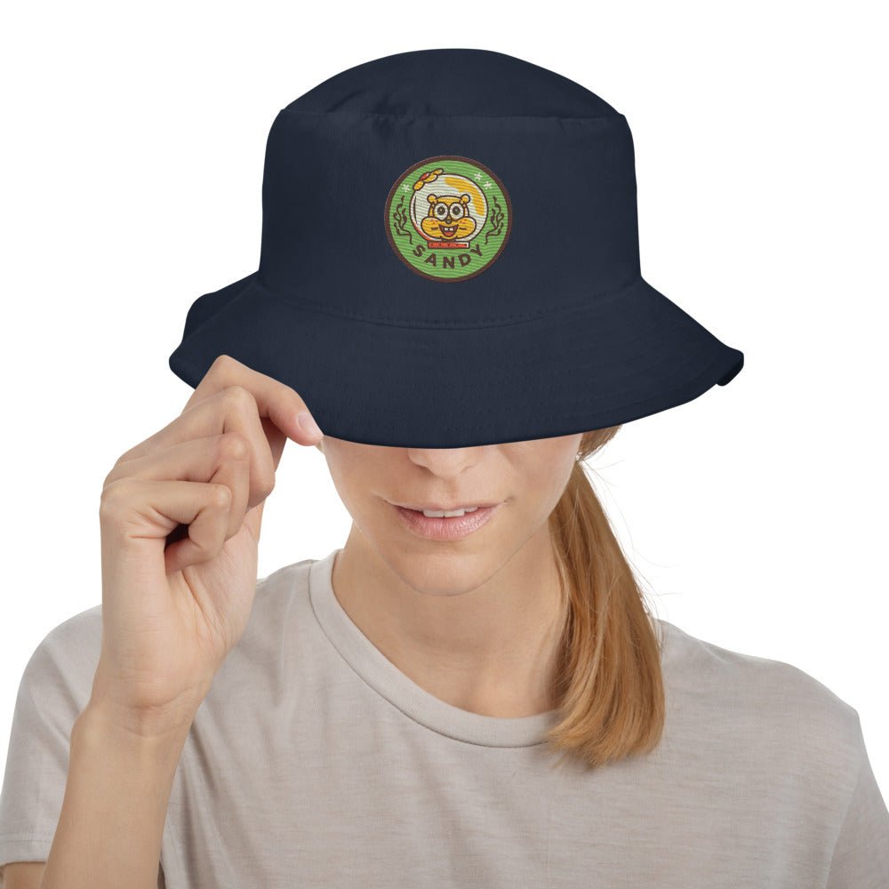 SpongeBob SquarePants Sandy Badge Embroidered Bucket Hat - Paramount Shop