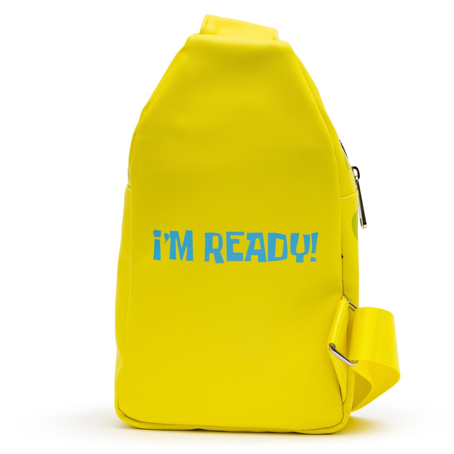 SpongeBob SquarePants Sling Bag Smiling Face Character Close Up Vegan Leather Yellow - Paramount Shop