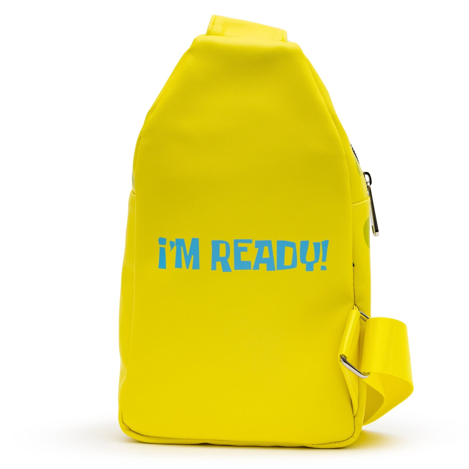 SpongeBob SquarePants Sling Bag Smiling Face Character Close Up Vegan Leather Yellow - Paramount Shop