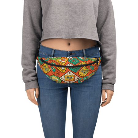 SpongeBob SquarePants Sponge on the Run Badges Premium Fanny Pack - Paramount Shop