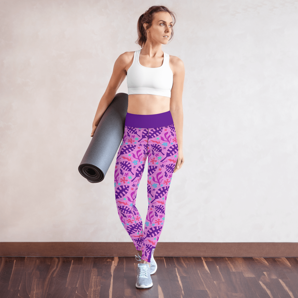 SpongeBob SquarePants Sponge on the Run Flower Power Yoga Leggings - Paramount Shop