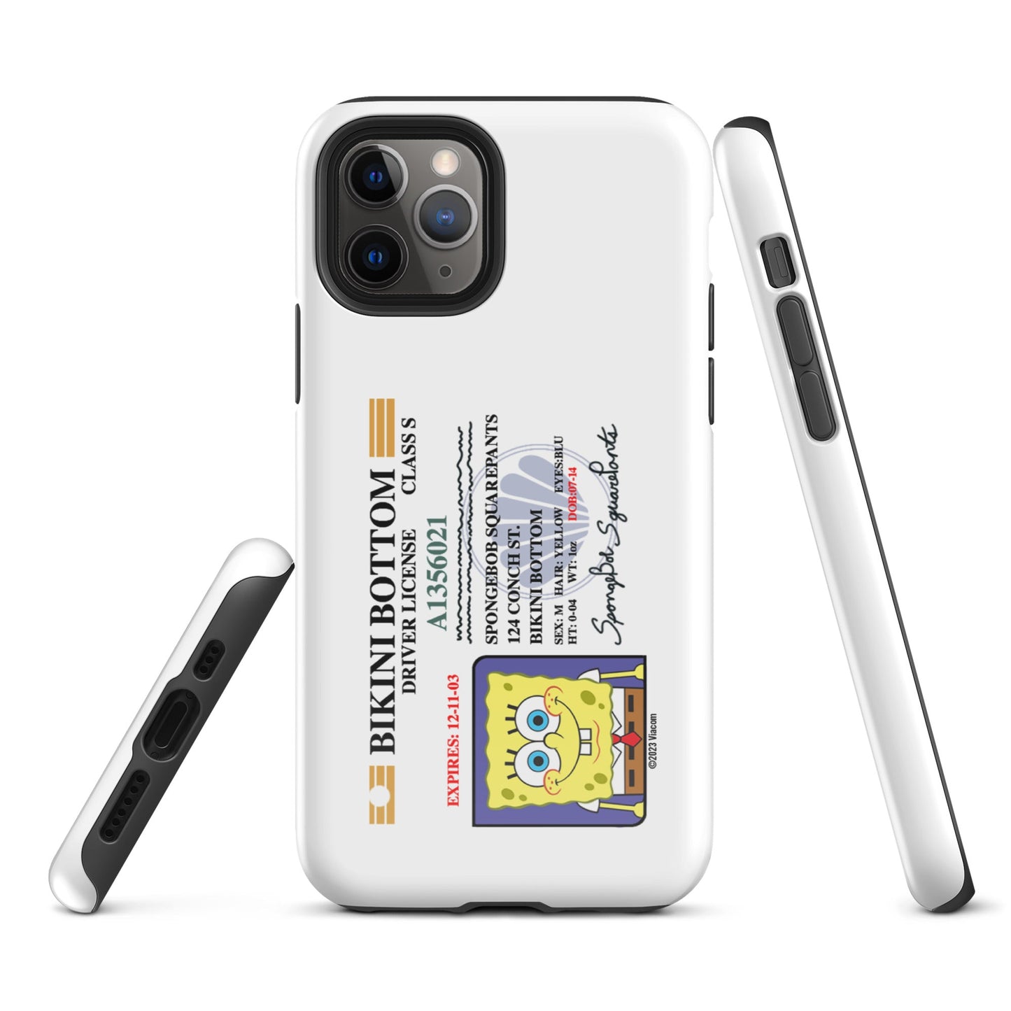 SpongeBob SquarePants SpongeBob Driver's License Tough Phone Case - iPhone - Paramount Shop