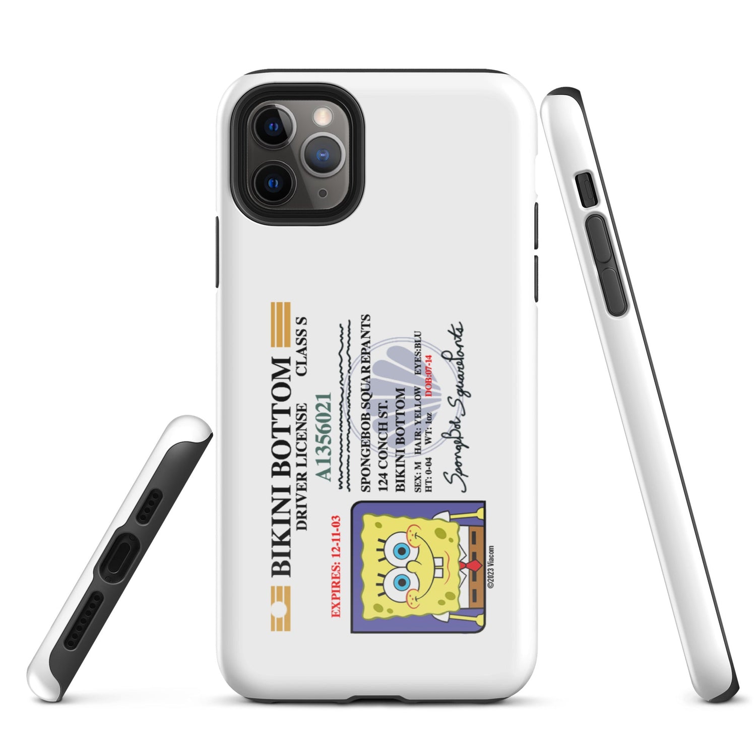 SpongeBob SquarePants SpongeBob Driver's License Tough Phone Case - iPhone - Paramount Shop