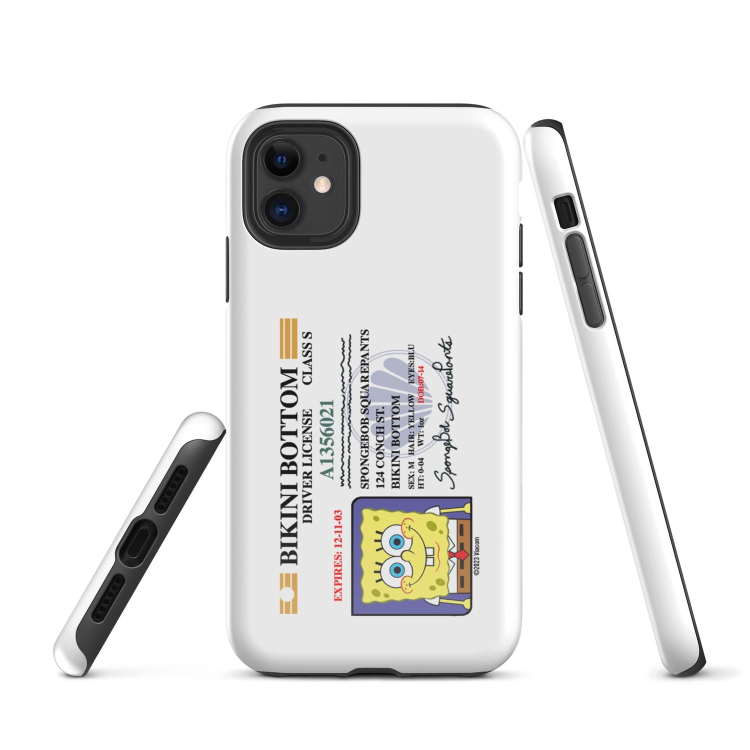 SpongeBob SquarePants SpongeBob Driver's License Tough Phone Case - iPhone - Paramount Shop
